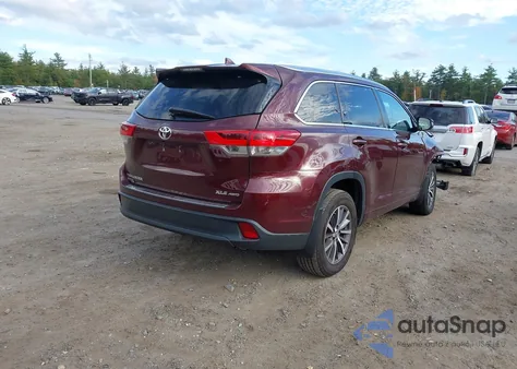 2018 Toyota Highlander Xle from USA, damaged, VIN 5TDJZRFH9JS805473